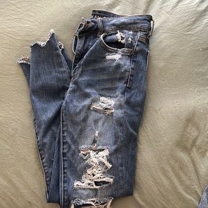 American eagle high rise jegging crop size 6